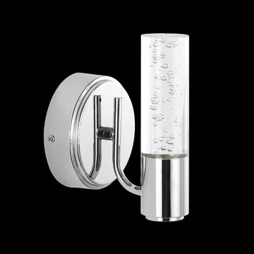 Bolha Minimalist Modern Bubble Acrylic/Iron Integrated LED Vanity Light - JONATHAN Y